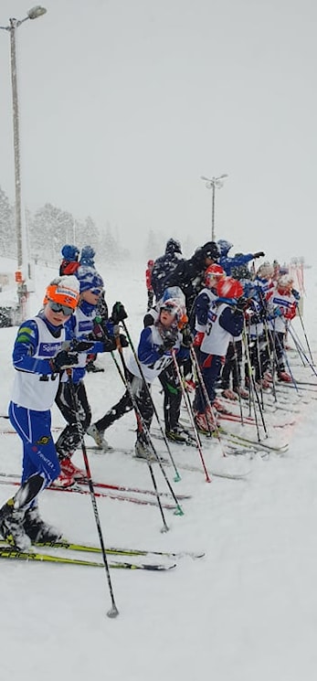 Skjelstadmarkstafetten, mye skiglede!!